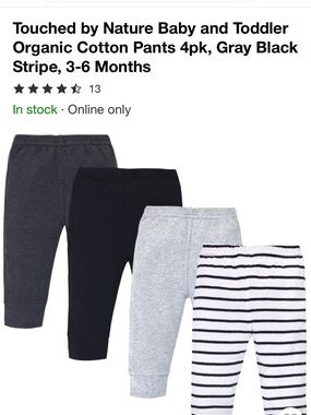 NWT 4 pack baby pants